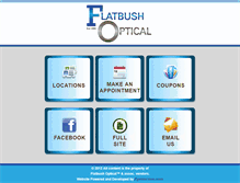 Tablet Screenshot of flatbushoptical.com